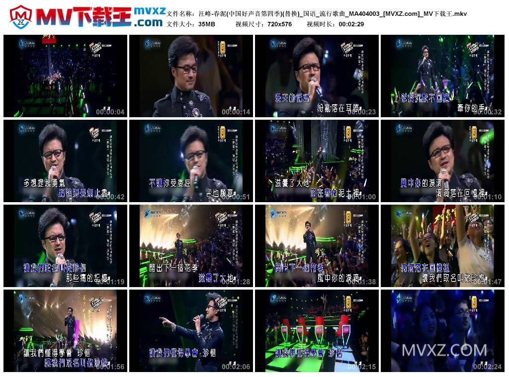 汪峰-春泥(中国好声音第四季)(替换)_国语_流行歌曲_MA404003